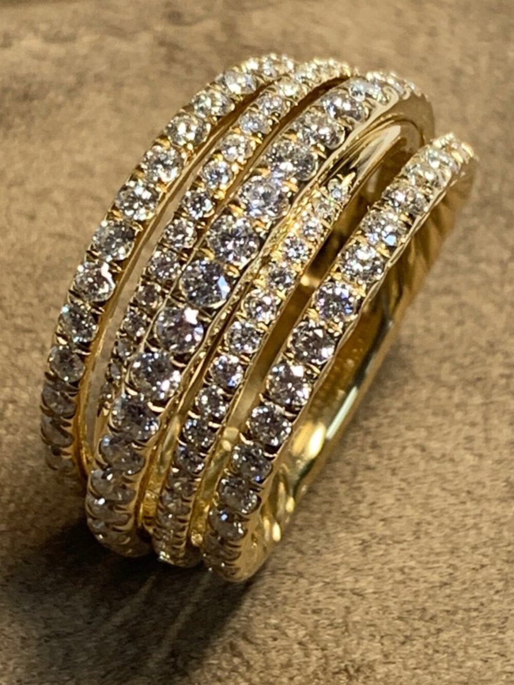 David Yurman 18k Diamond Ring